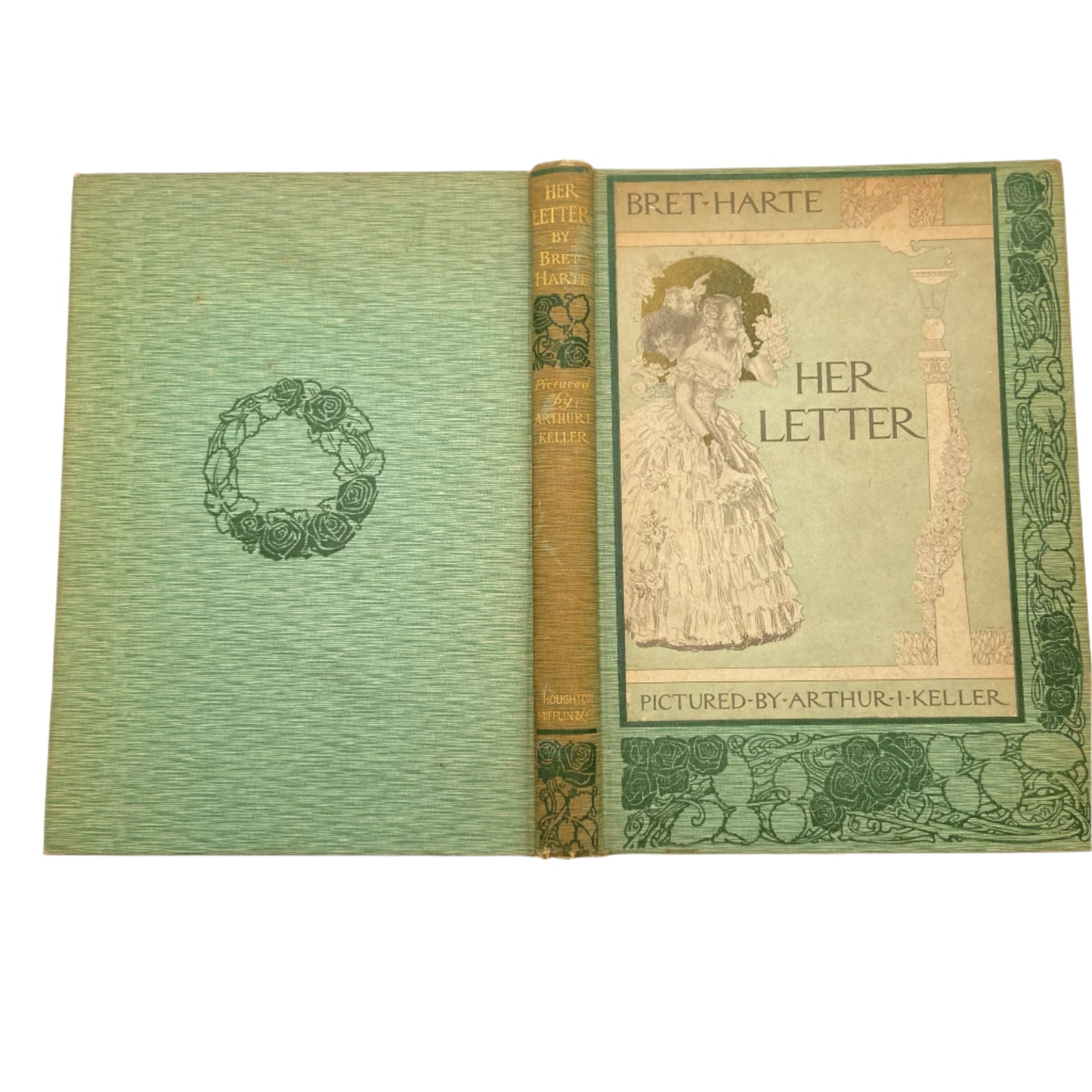 1905 "Her Letter" Victorian Cloth Book
