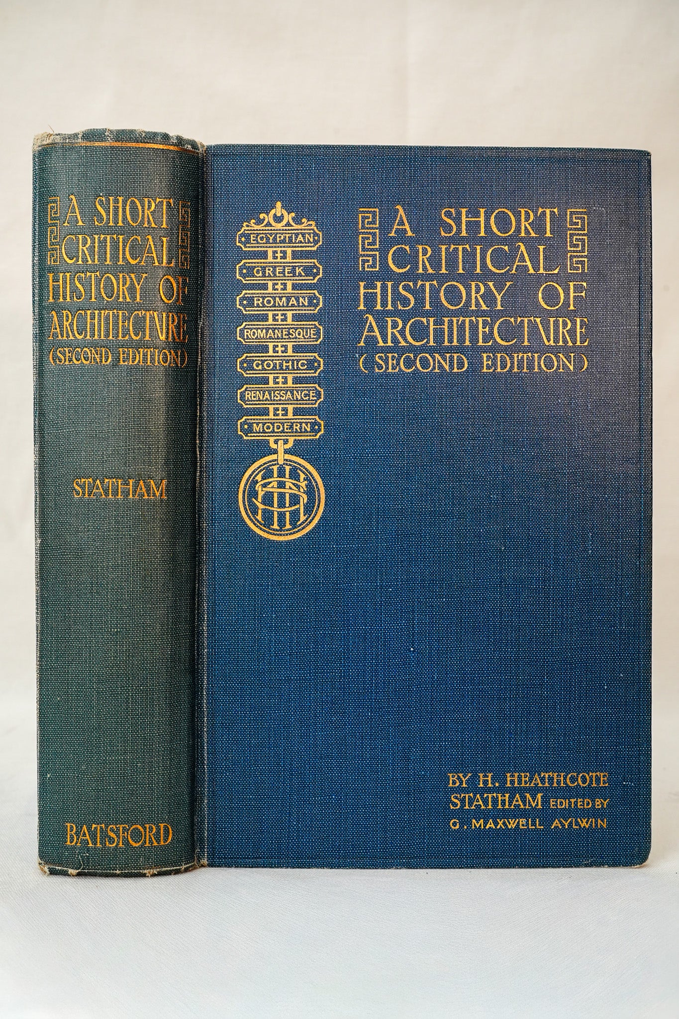 1927 A Short Critical History of Architecture| Antique Batsford