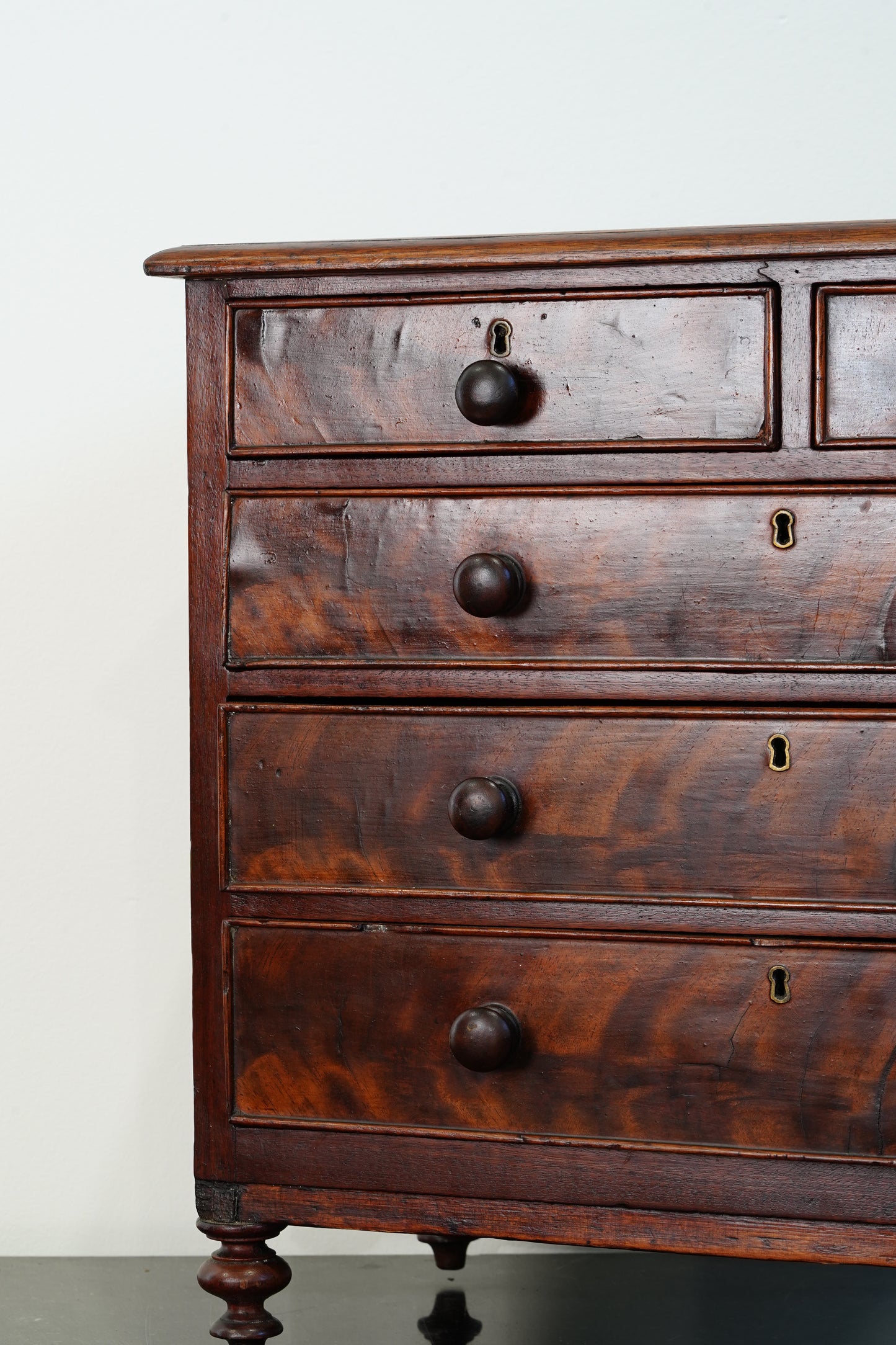 Victorian Miniature Mahogany Chest of Drawers