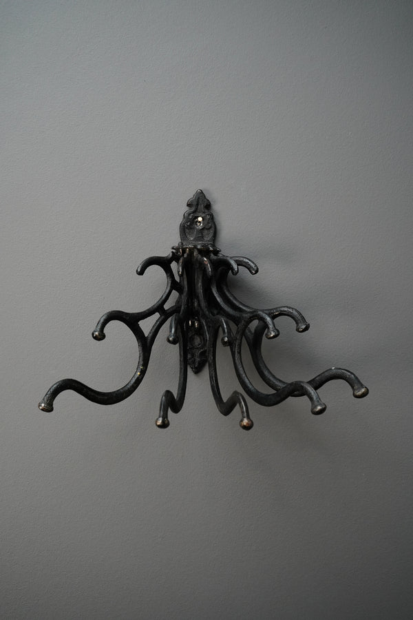 Vintage Swivel Octopus Wall Hook Rack | Coat Hooks secondary view
