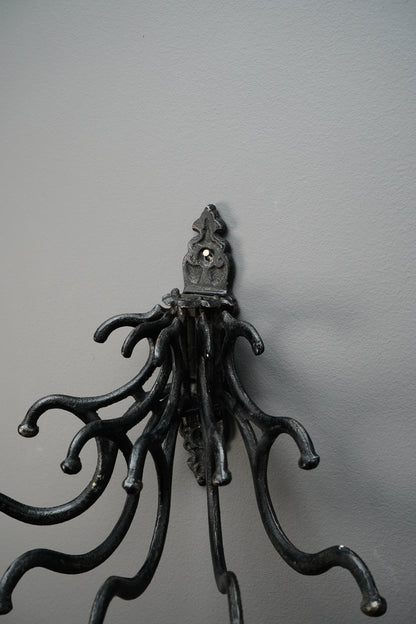 Vintage Swivel Octopus Wall Hook Rack | Coat Hooks
