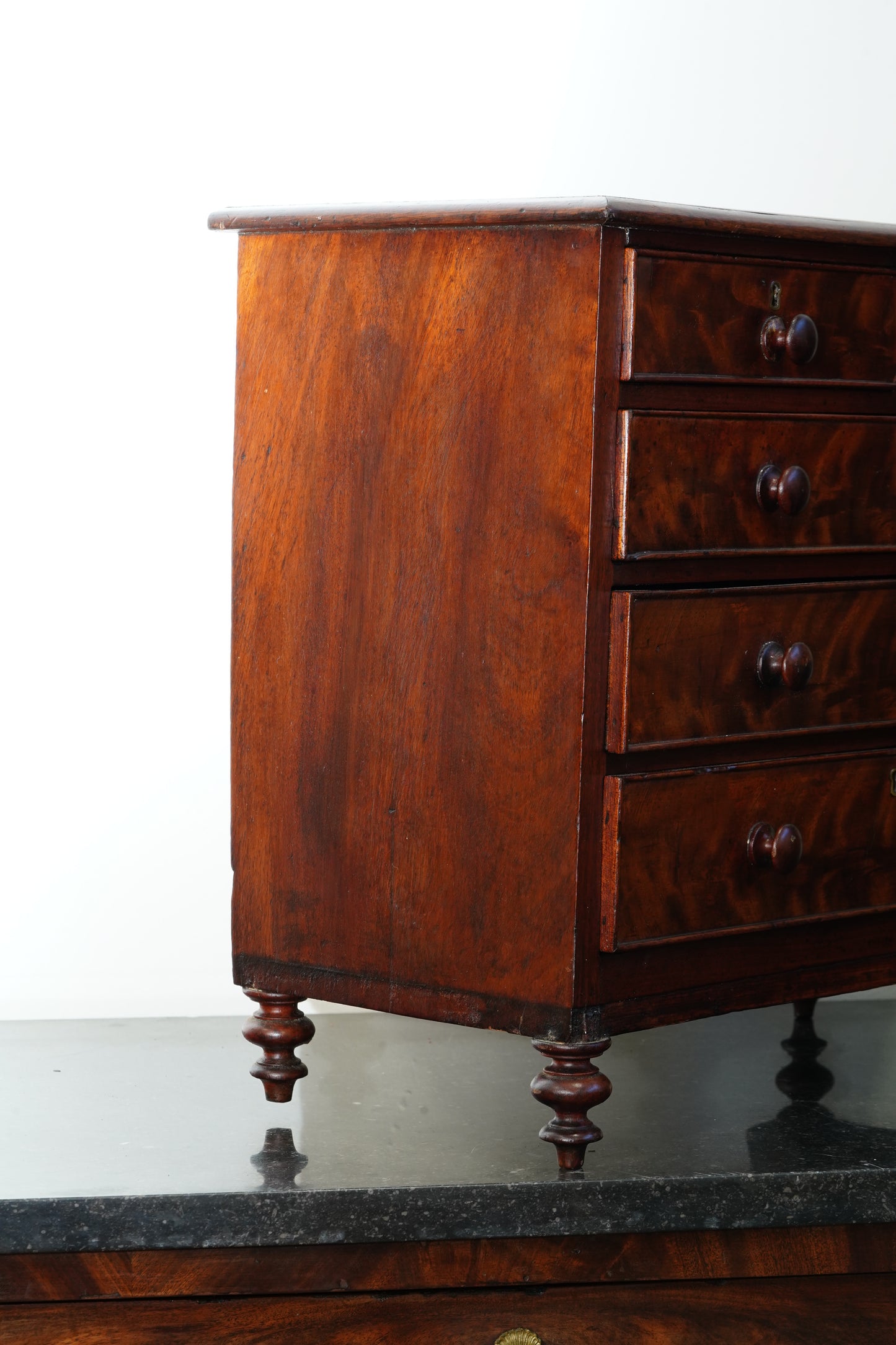 Victorian Miniature Mahogany Chest of Drawers