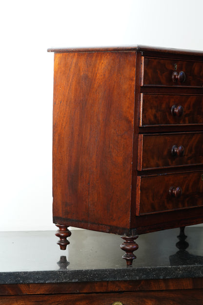Victorian Miniature Mahogany Chest of Drawers