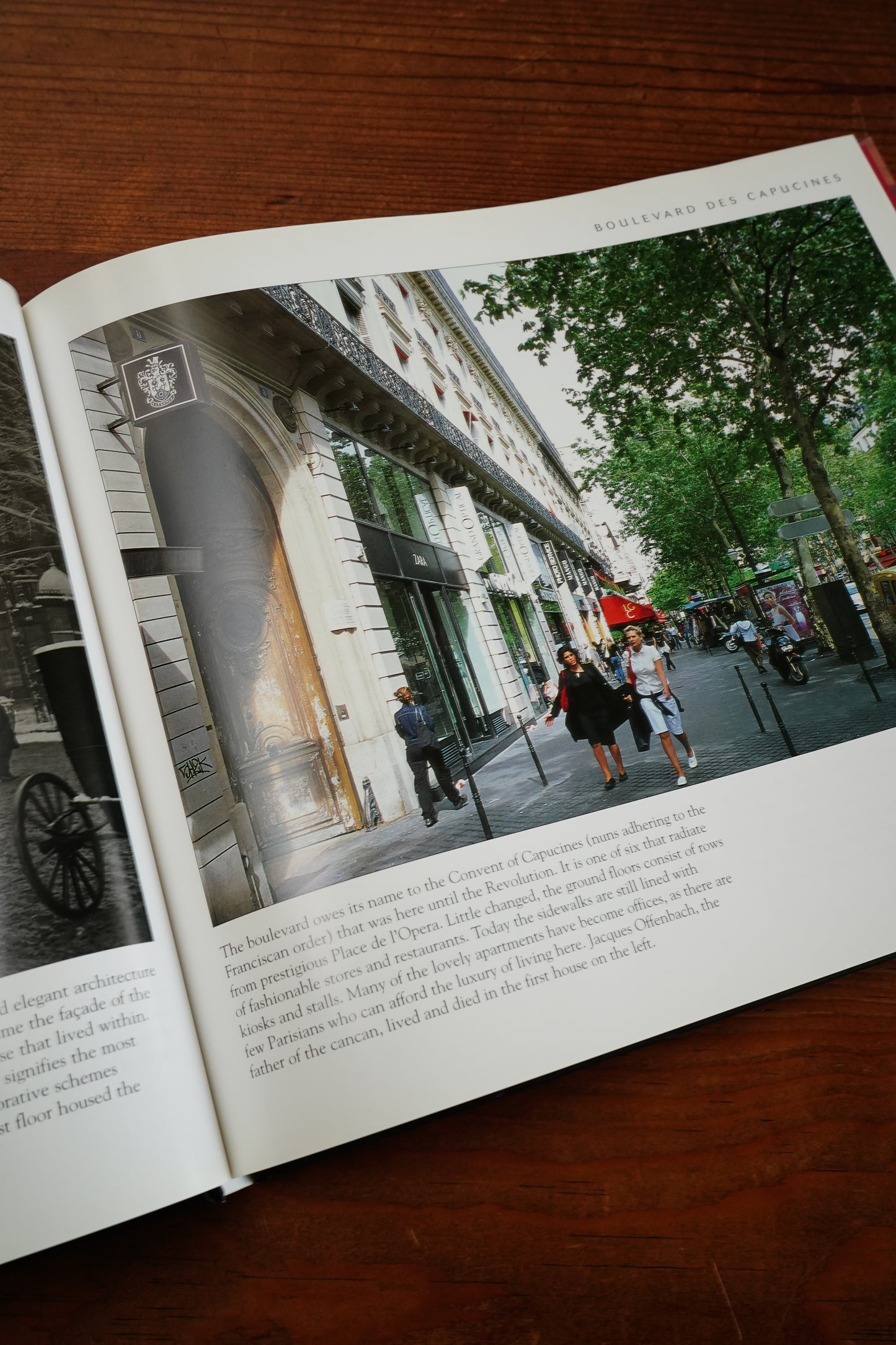 Paris Then and Now Coffee Table Photography History Book Peter & Oriel Caine Hardcover