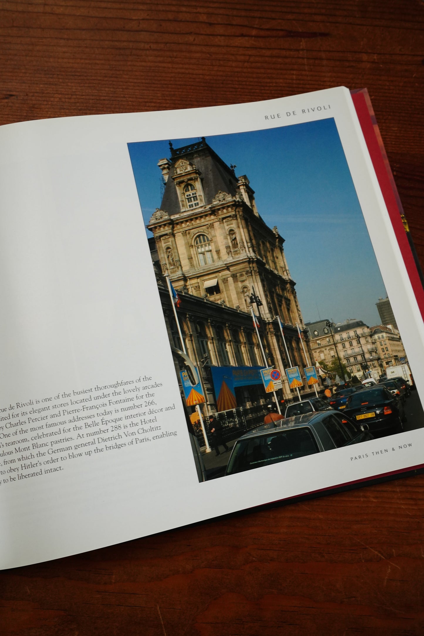 Paris Then and Now Coffee Table Photography History Book Peter & Oriel Caine Hardcover