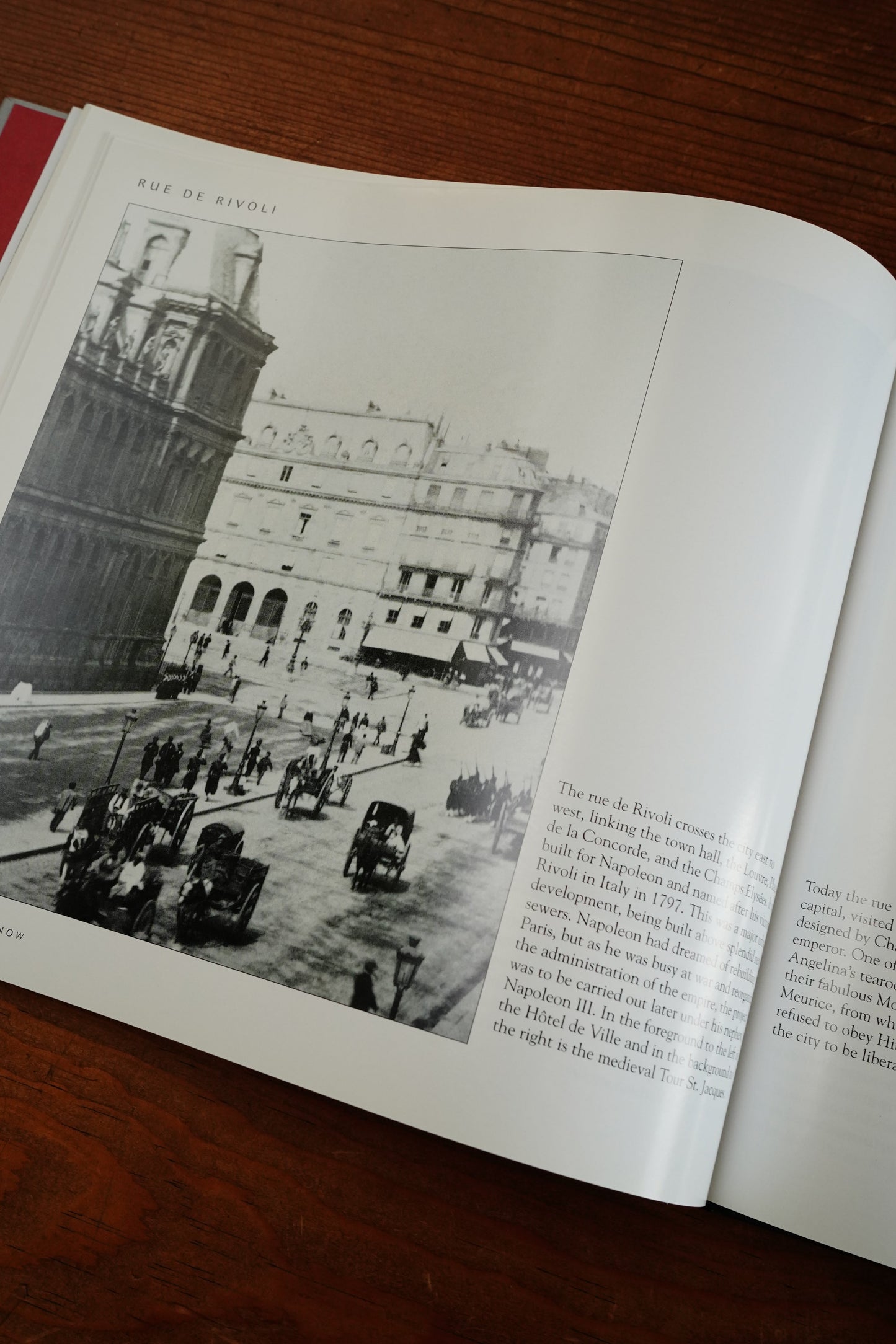 Paris Then and Now Coffee Table Photography History Book Peter & Oriel Caine Hardcover