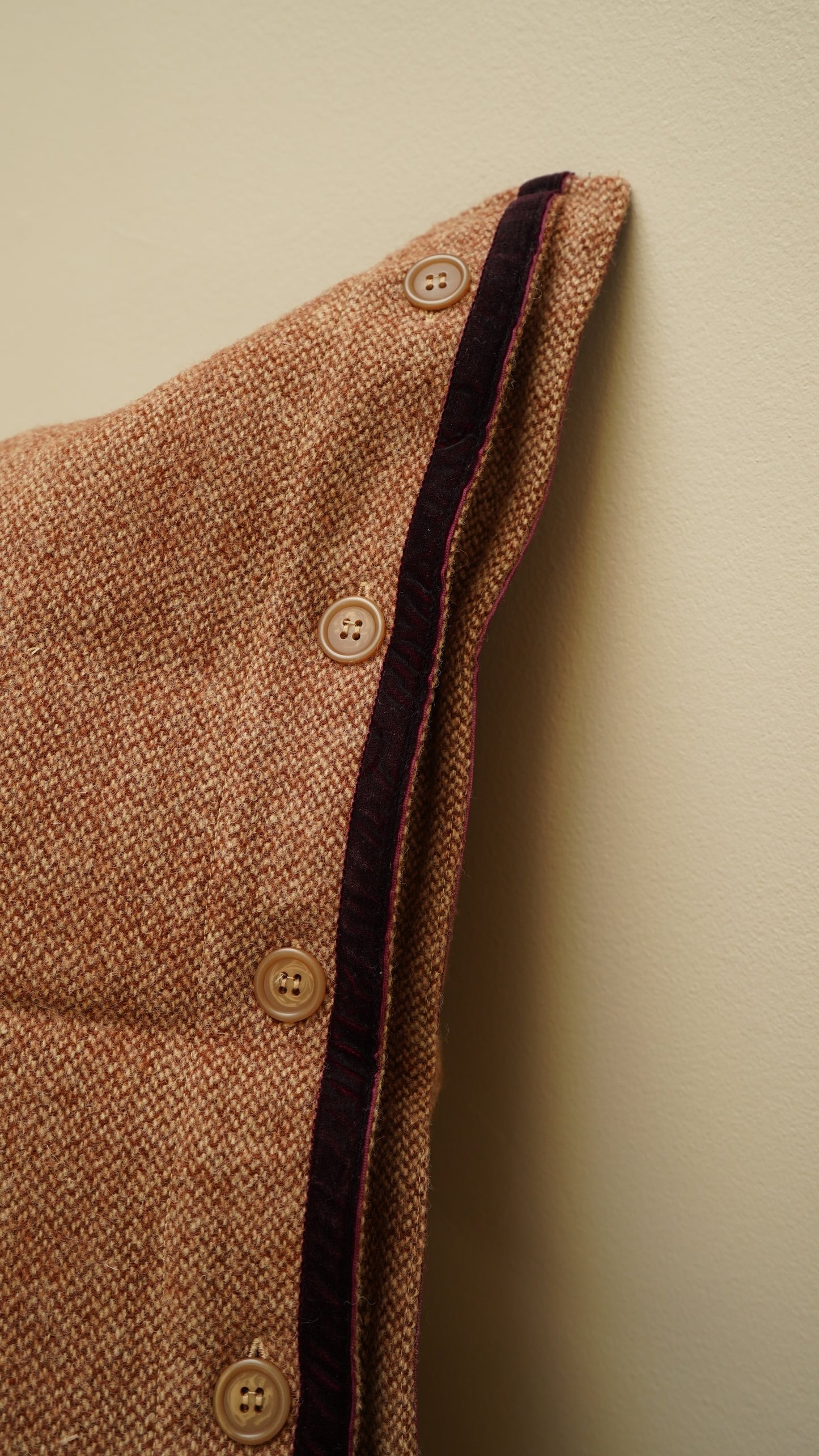 Ralph Lauren Brittany Tweed Wool Sham - Standard 20x26