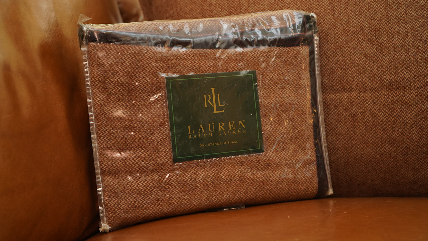 Ralph Lauren Brittany Tweed Wool Sham - Standard 20x26