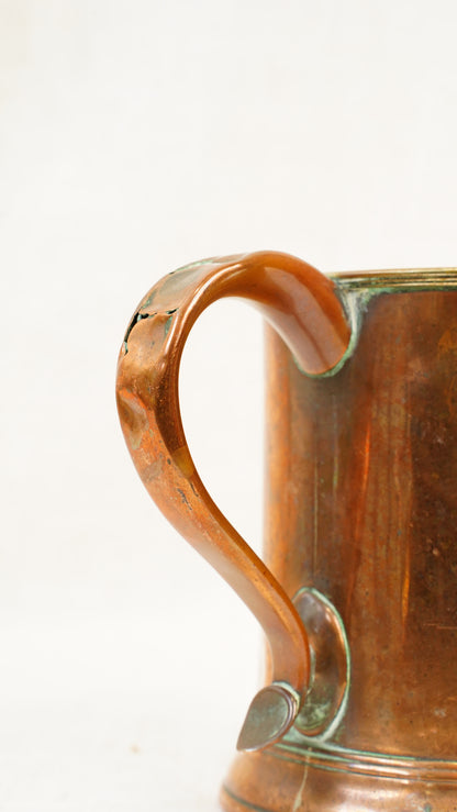 Victorian Copper Imperial Pint Pub Measure Cup