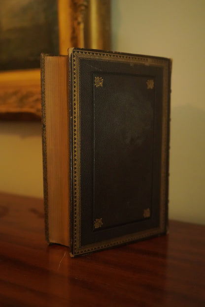 John Milton Poetical Works Victorian Full Morocco Leather