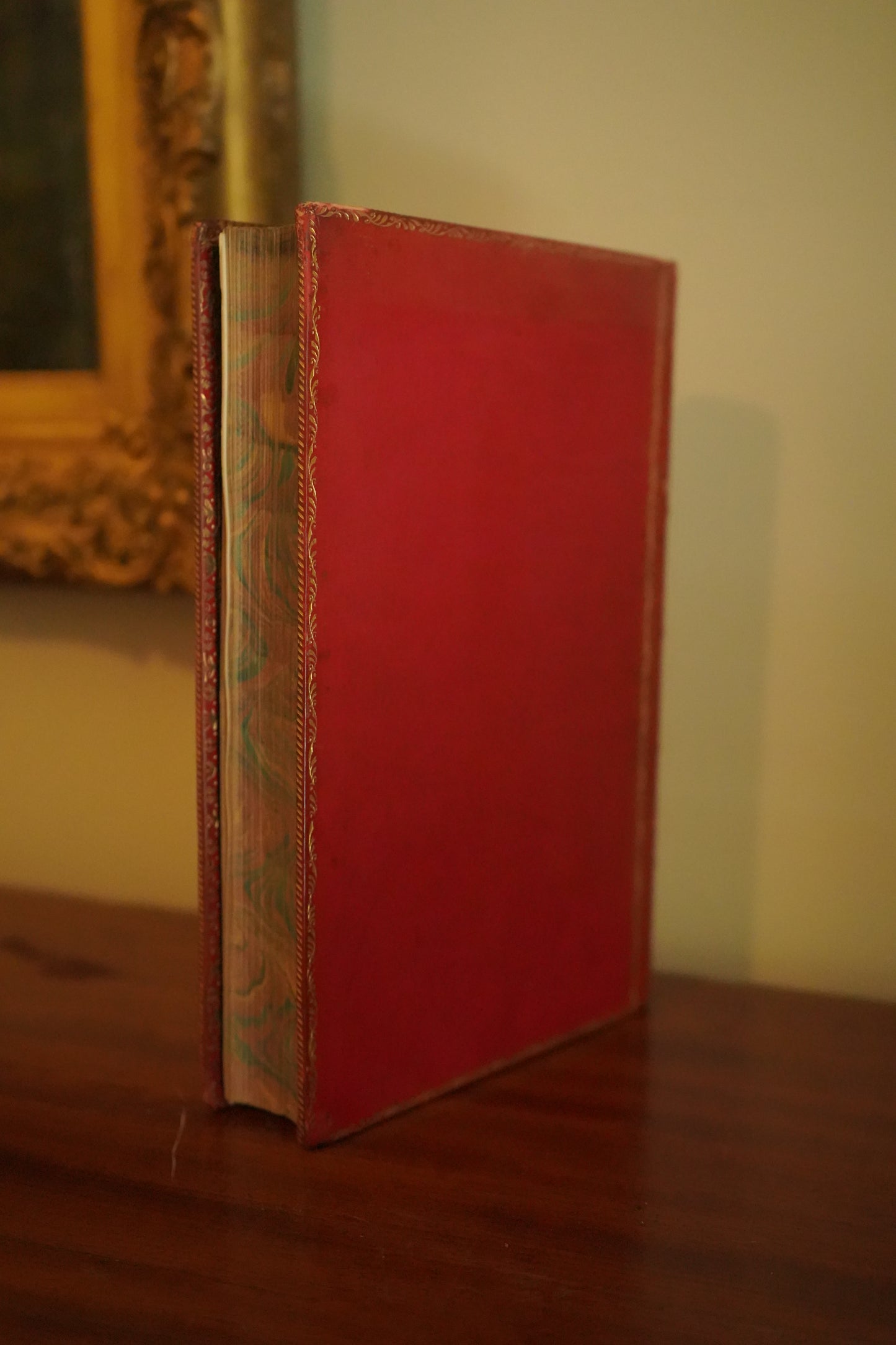 1890 "Tales from Shakespeare" Red Full Leather Prize Binding Book