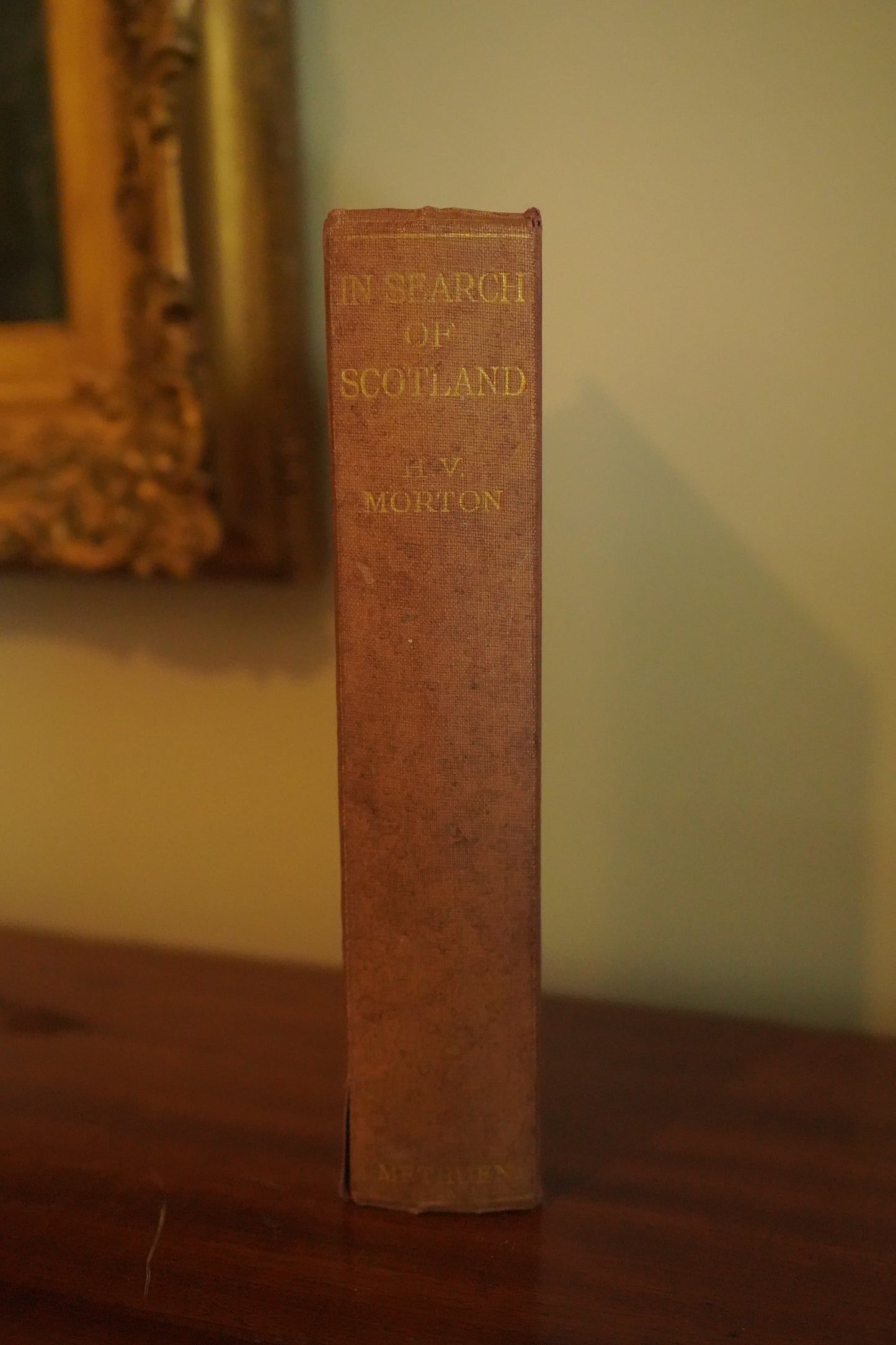 1933 "In Search of Scotland" Red Maroon Cloth Book