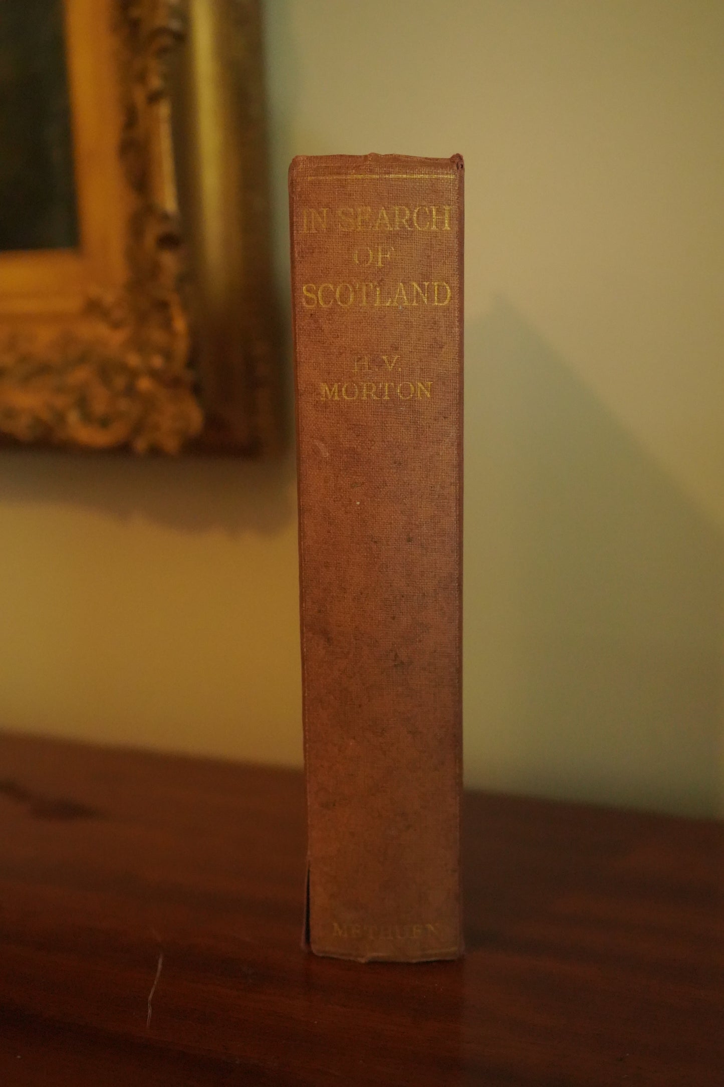 1933 "In Search of Scotland" Red Maroon Cloth Book