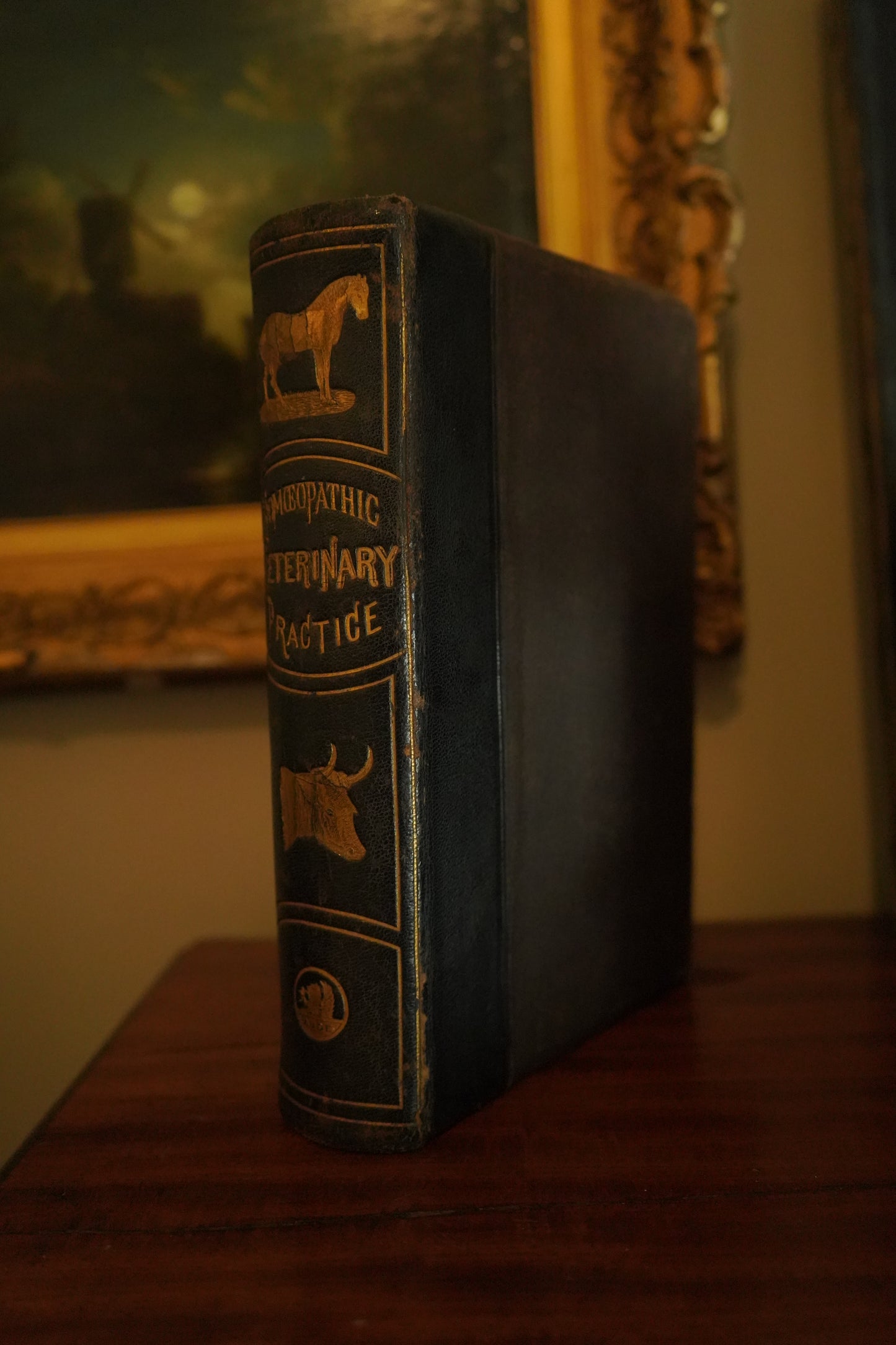 1881 Homeopathic Veterinary Medicine Book for Horses and Livestock – Illustrated Antique Animal Care Manual