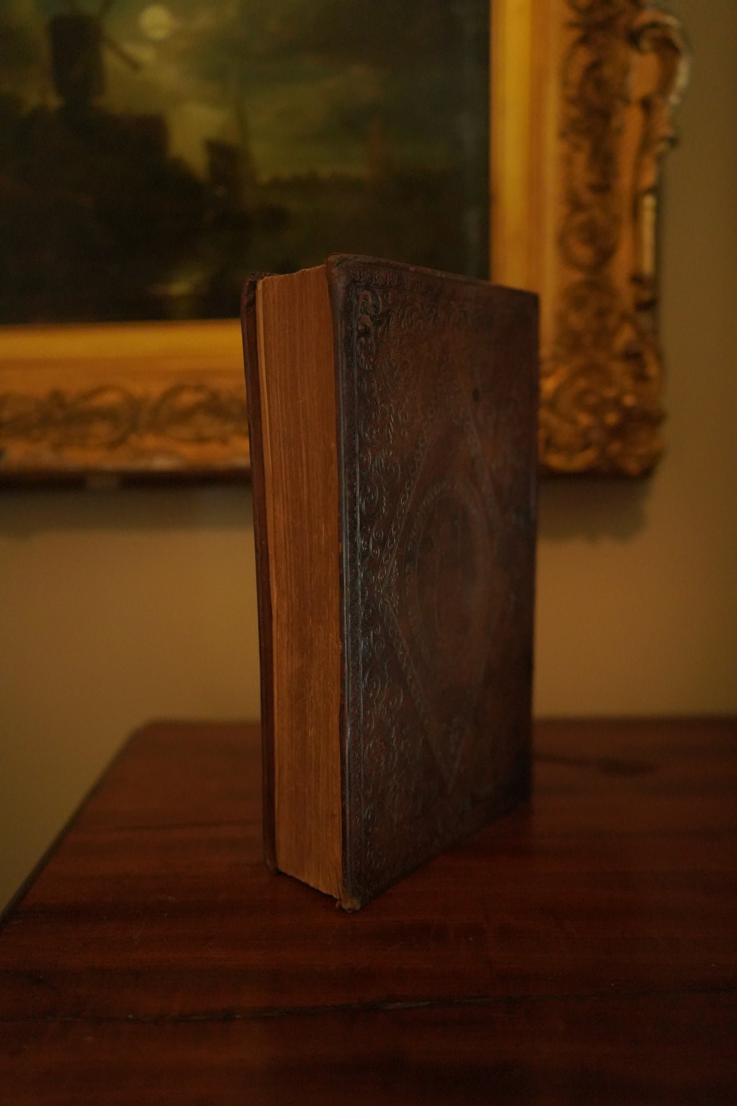 1837 " The Book of Common Prayer " Brown Full Leather Book