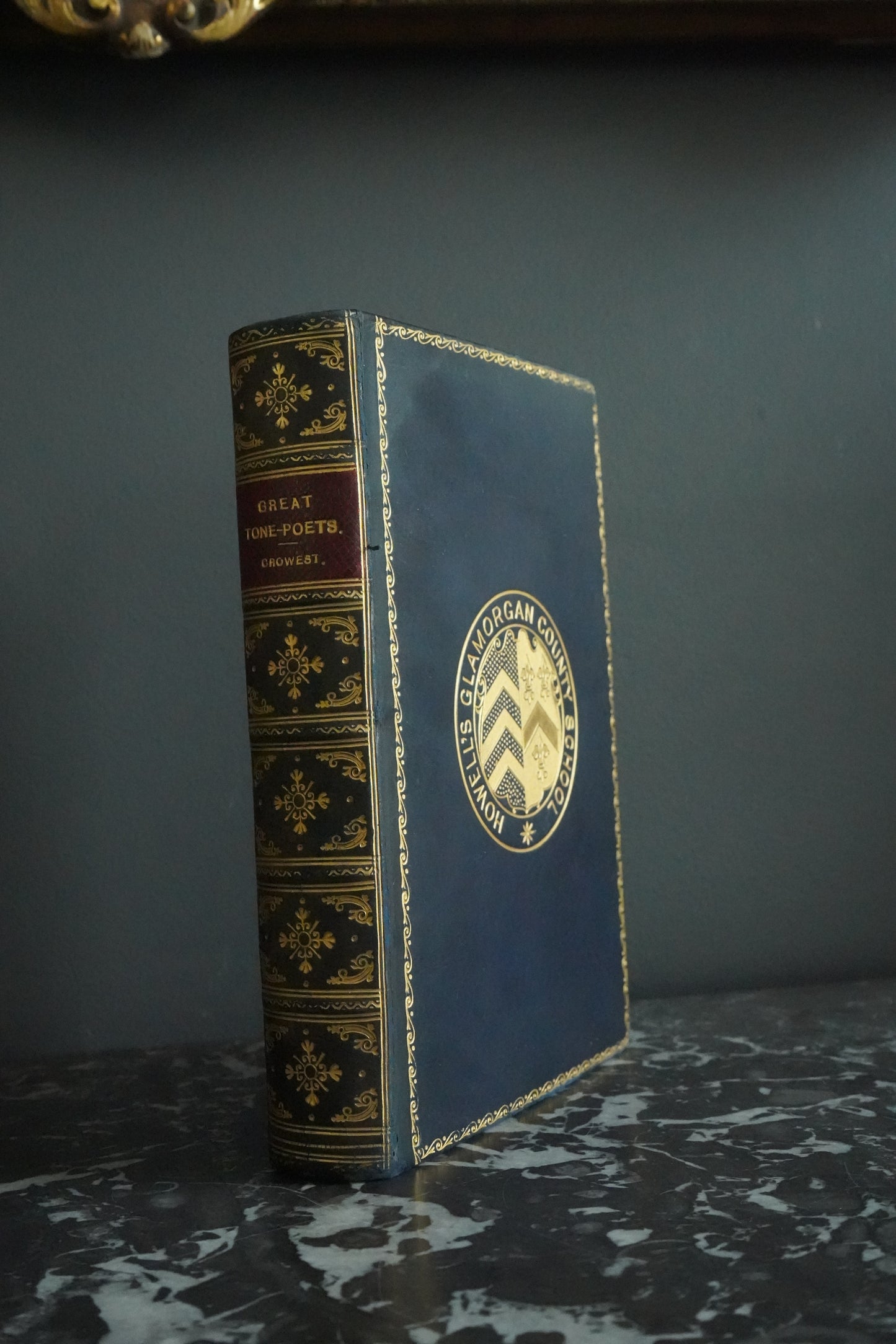 Antique 1908 Music Biography Book – The Great Tone-Poets by Frederick Crowest in Gilt Prize Binding