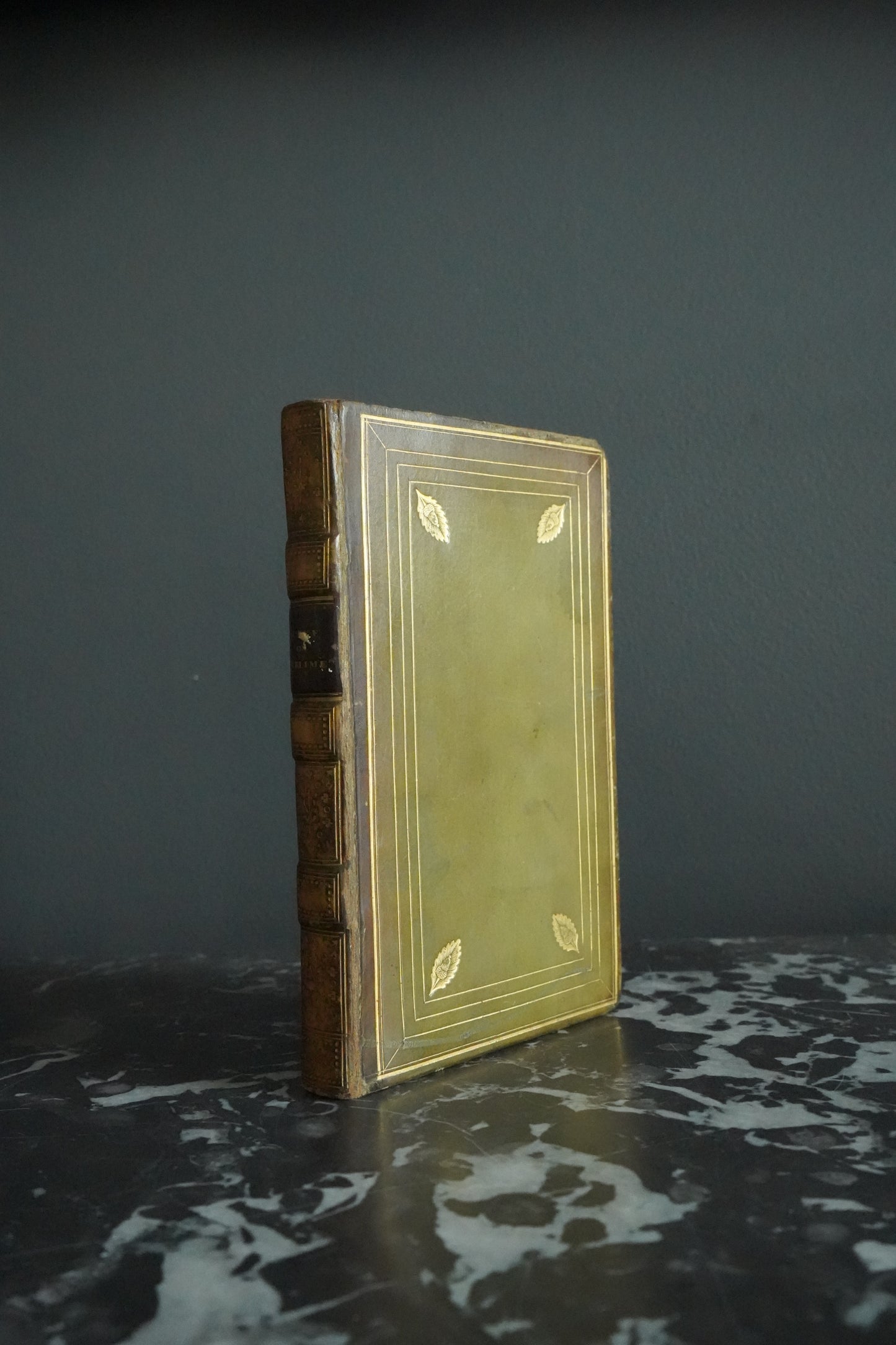 1825 Burke On the Sublime and Beautiful by Edmund Burke – Philosophy Book in Fine Gilt Leather Binding