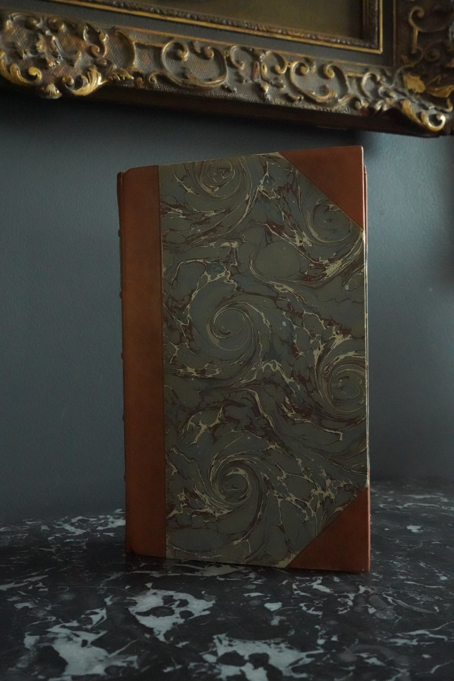 1839 "Historical Sketches of Statesmen Who Flourished In The Time of George III" Half Brown Leather Binding