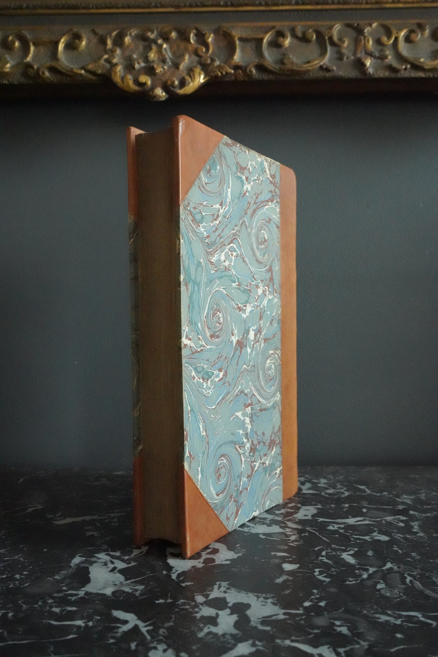 1839 "Historical Sketches of Statesmen Who Flourished In The Time of George III" Half Brown Leather Binding