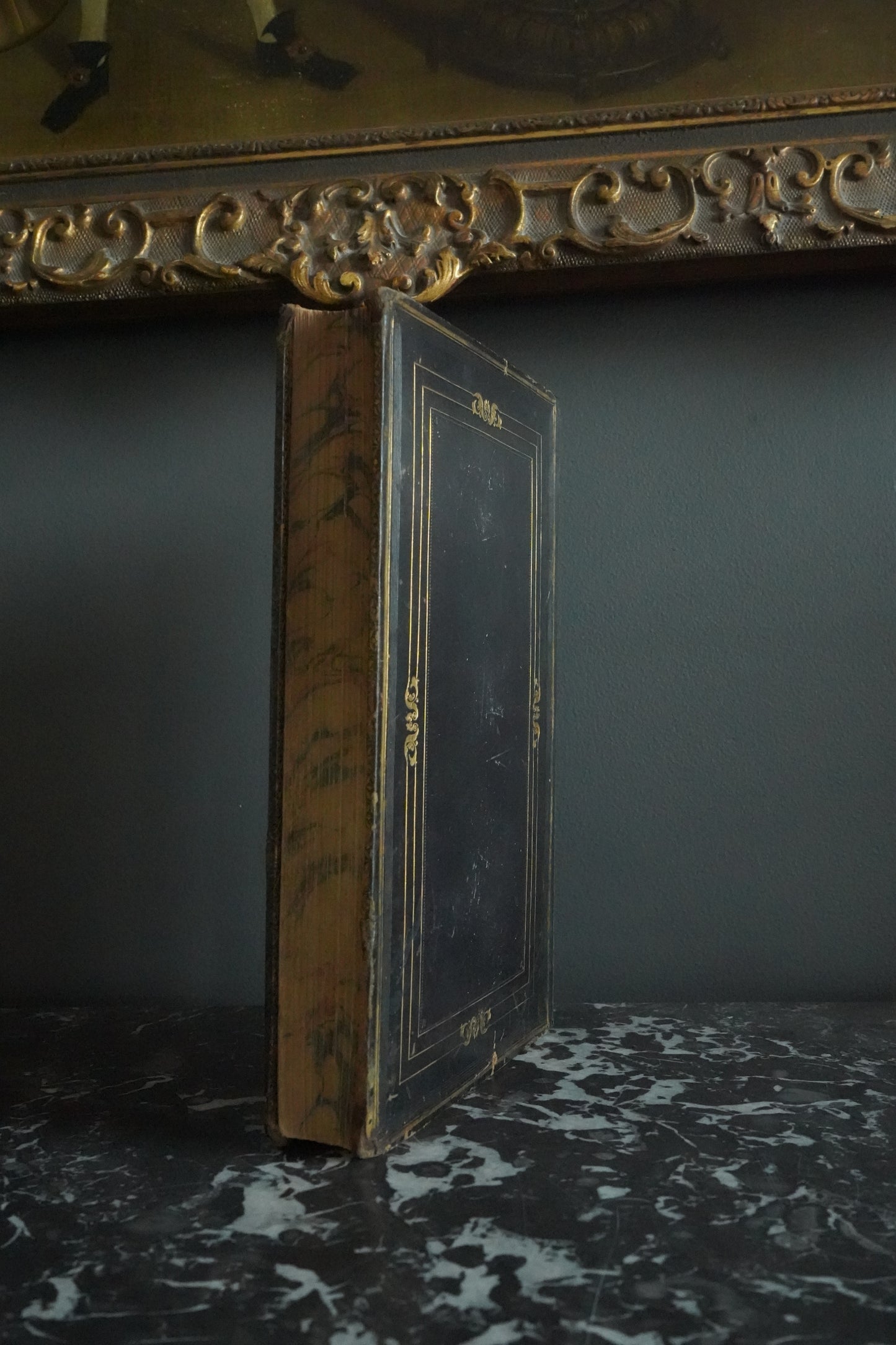 1840 Leather-Bound Political History Book — Statesmen of the Time of George III