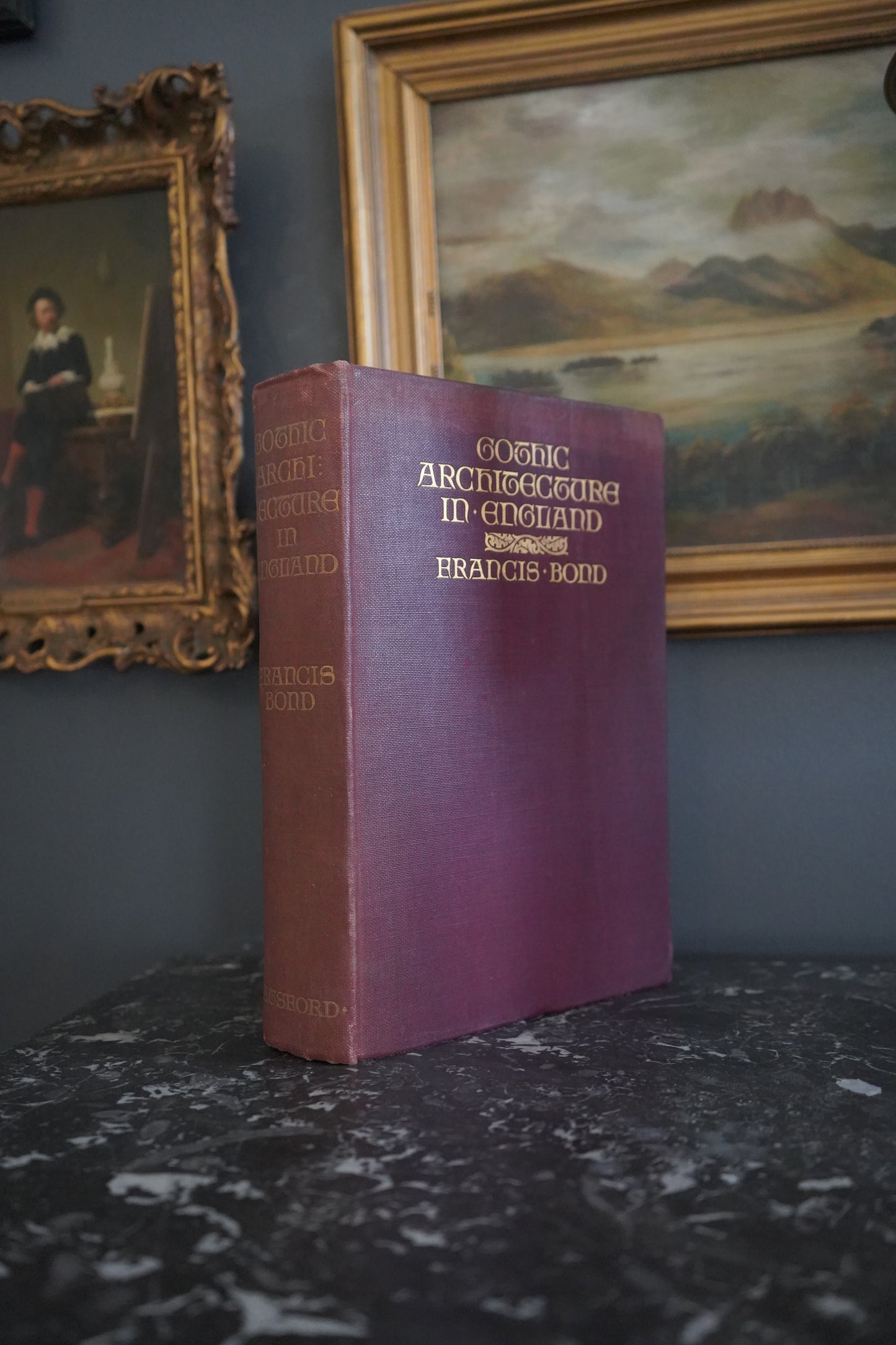 1912 Gothic Architecture in England by Francis Bond Illustrated Architectural History Book