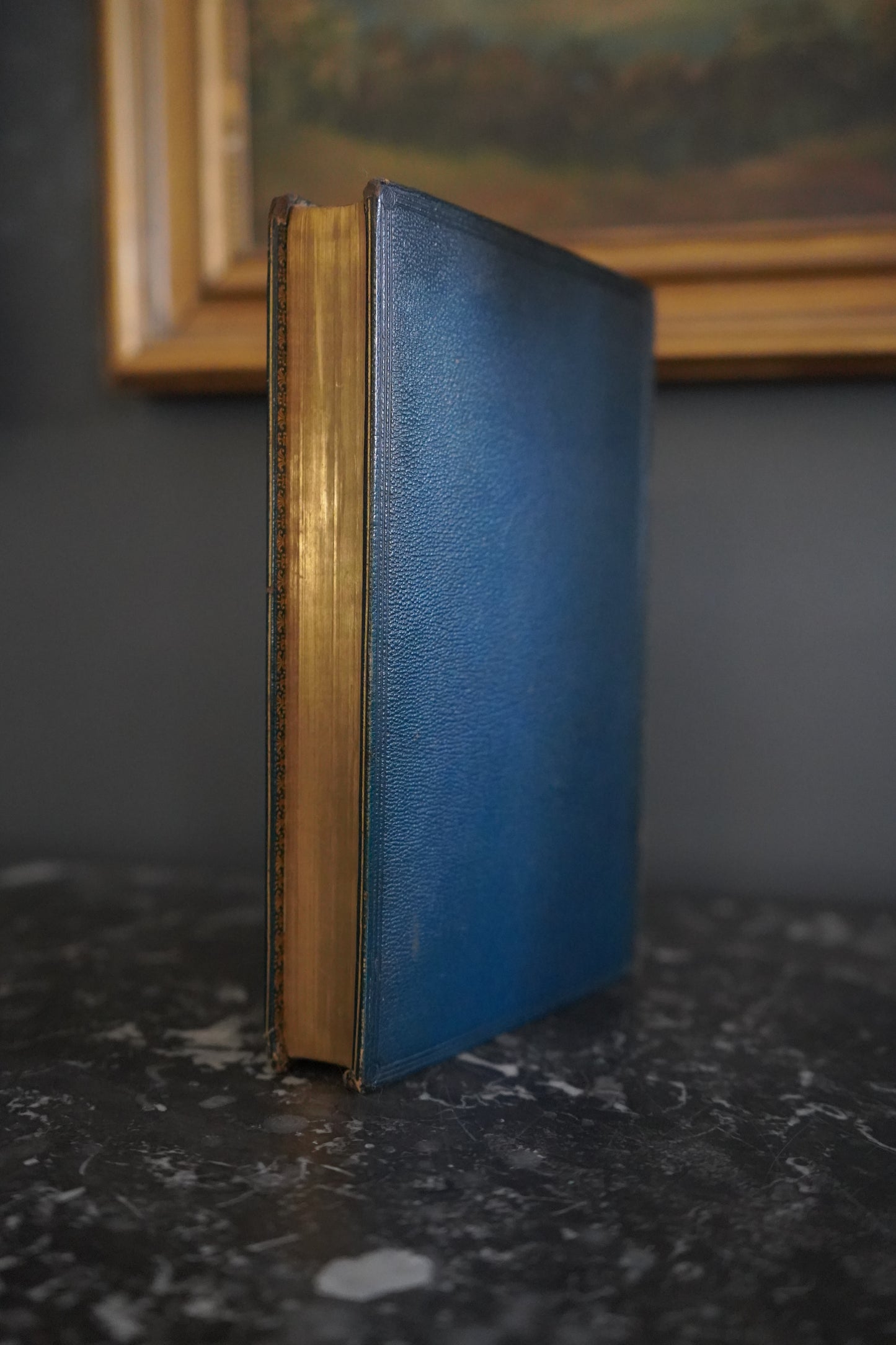 Antique 1901 Poetry Book The Poetical Works of Thomas Gray in Prize Leather Binding