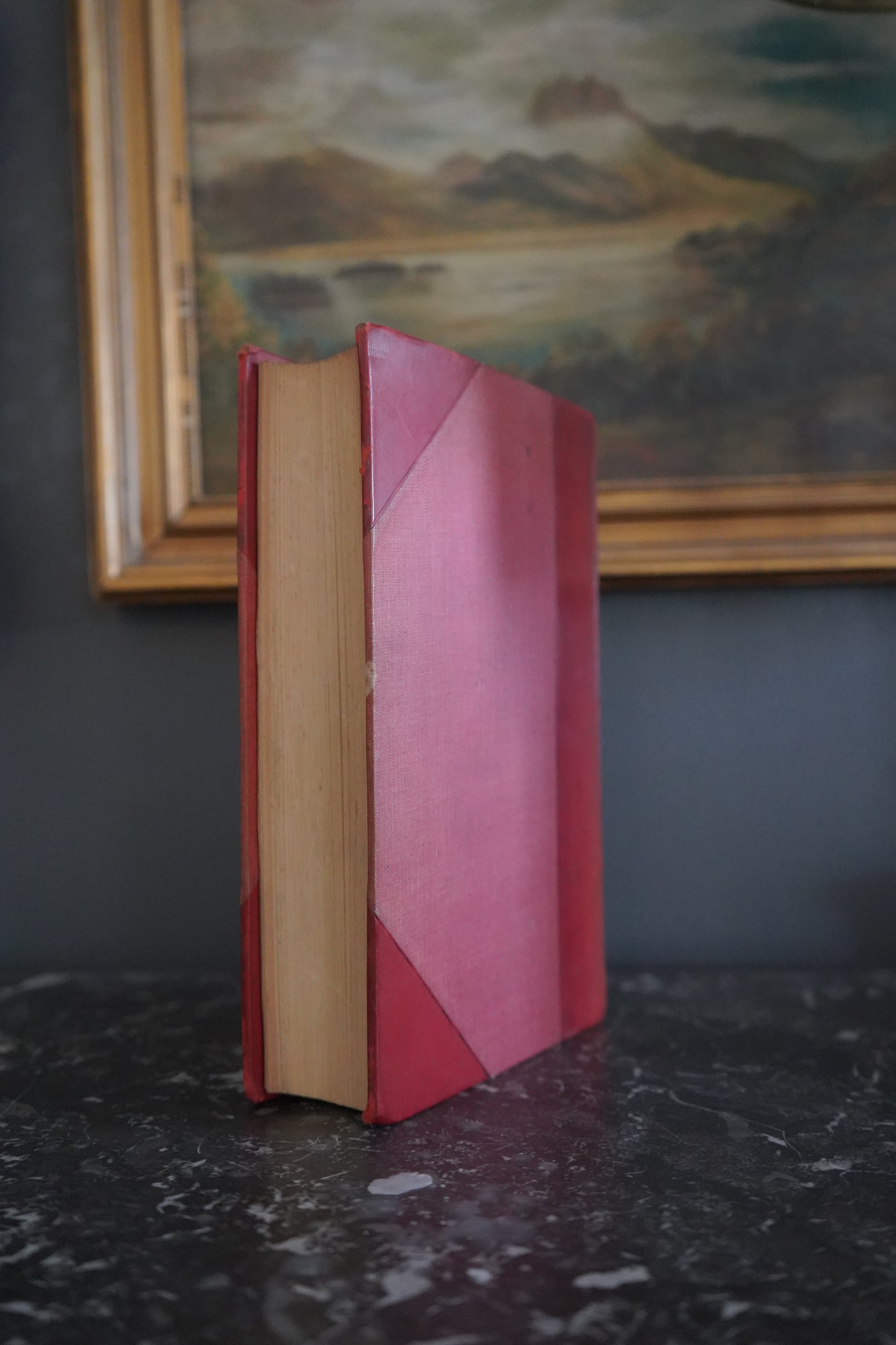 1913 "The Science of War" Red Half Leather Book