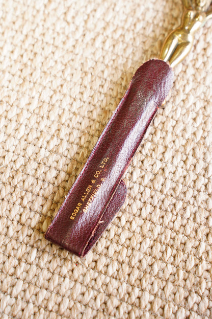 Vintage Art Deco Solid Brass Figural Letter Opener
