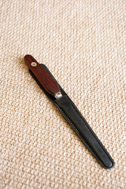 Vintage Wooden Letter Opener with Trademark Roundel