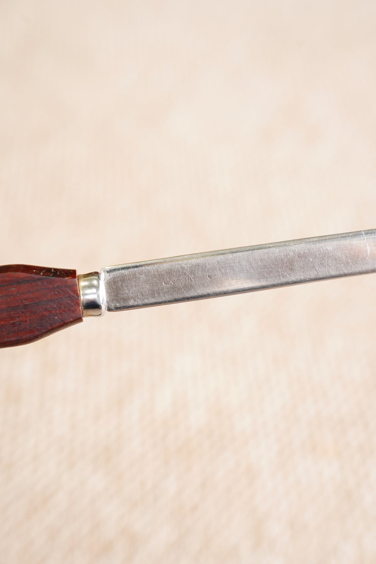 Vintage Wooden Letter Opener with Trademark Roundel