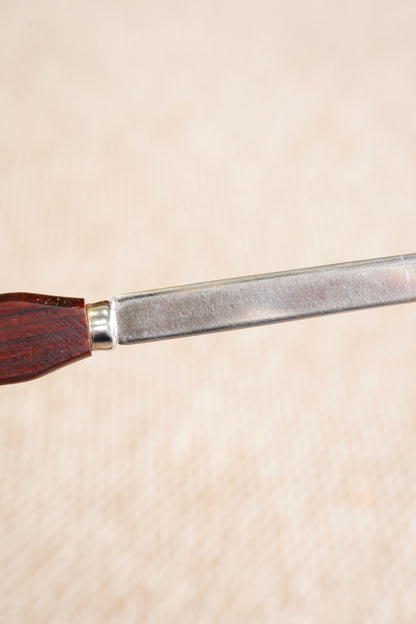 Vintage Wooden Letter Opener with Trademark Roundel