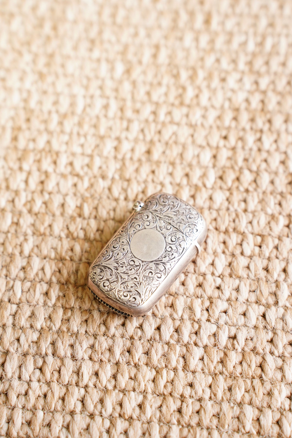 Sterling Silver Vesta Case, John Millward Banks, Birmingham 1896