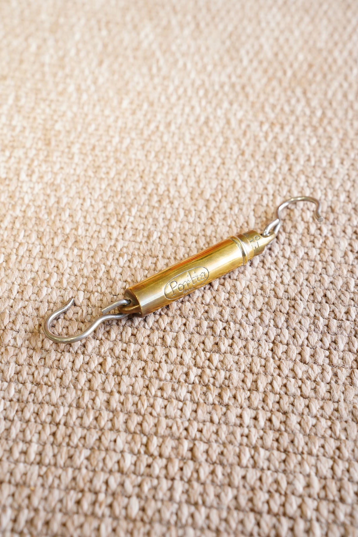 Vintage Brass Baby Balance, Midwife's Spring Scale