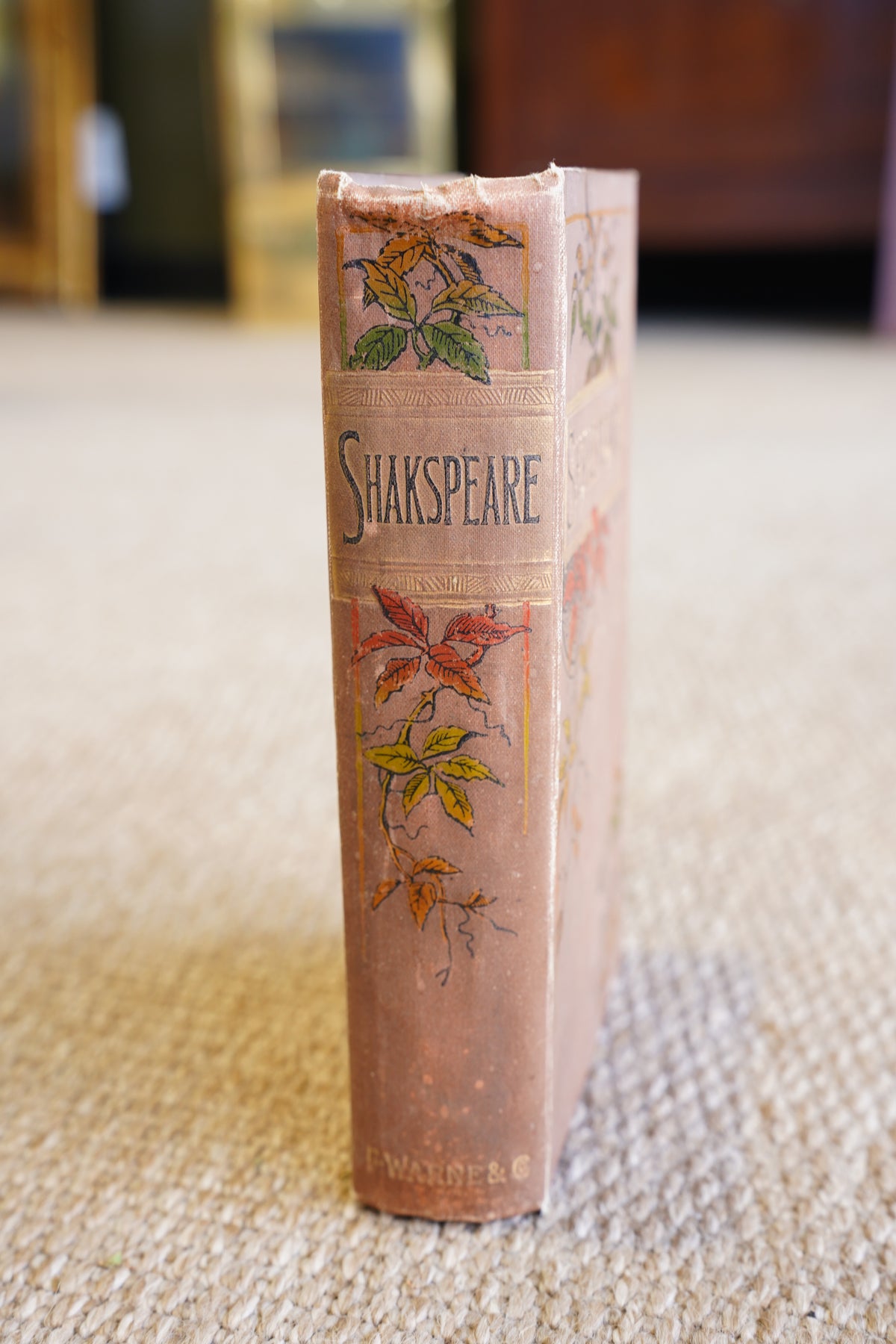 Antique Shakespeare Complete Works Cloth Book