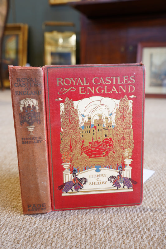 Antique Royal Castles of England Book, 1913
