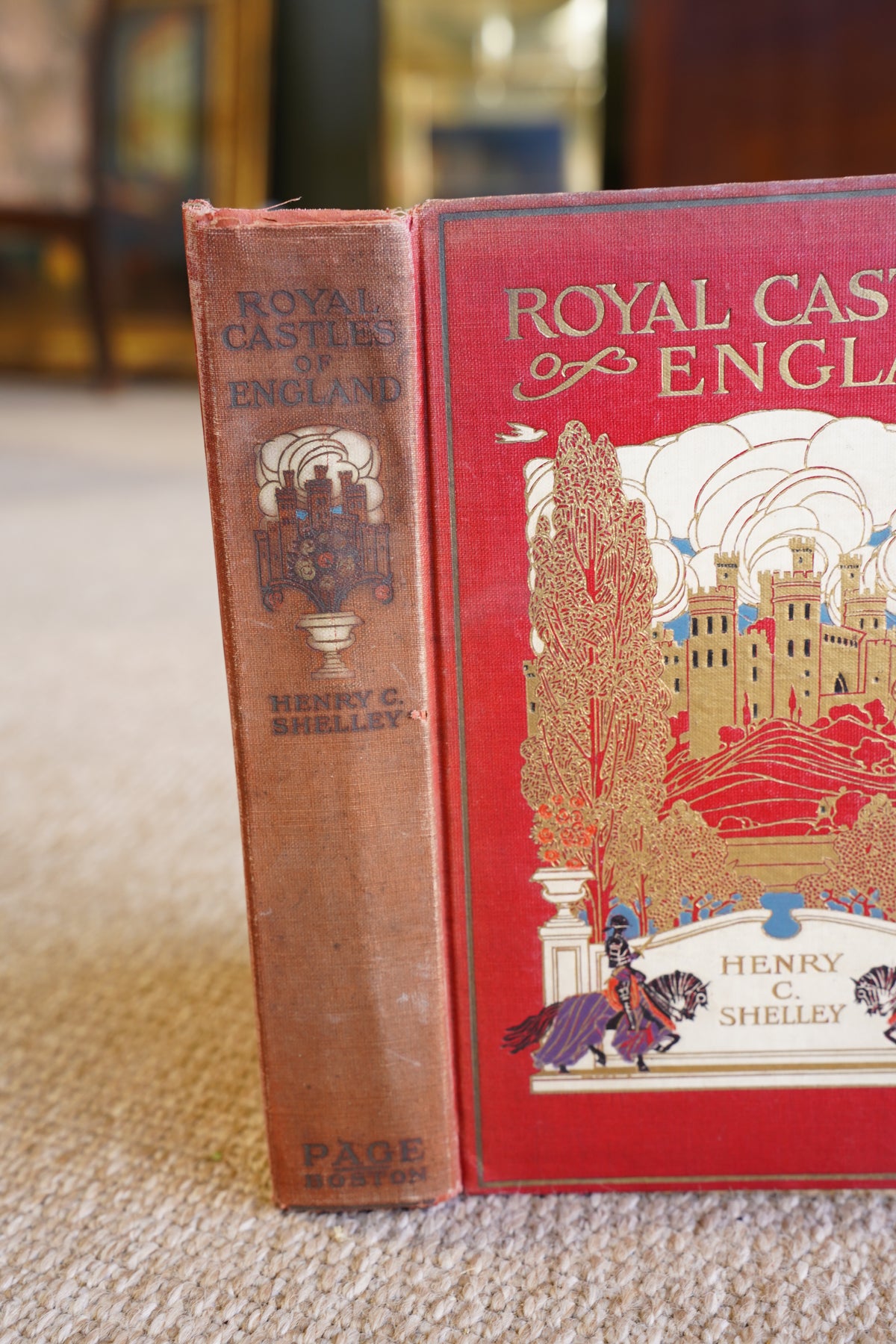 Antique Royal Castles of England Book, 1913