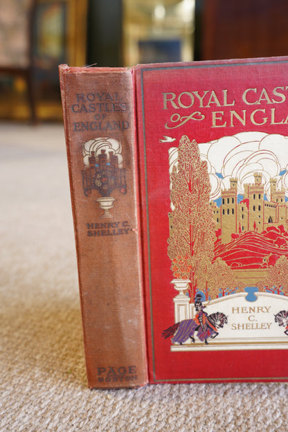 Antique Royal Castles of England Book, 1913