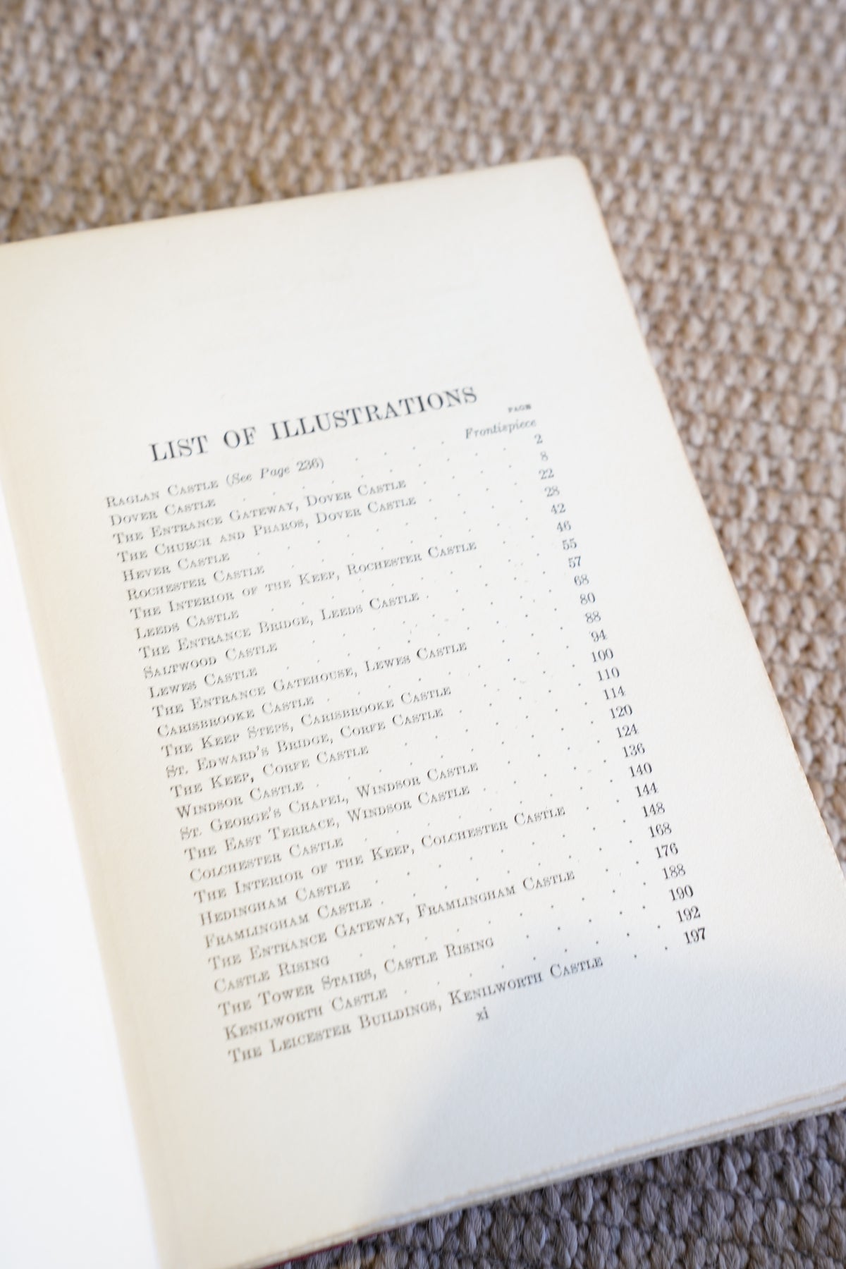 Antique Royal Castles of England Book, 1913