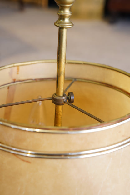 Vintage Brass Bouillotte Lamp