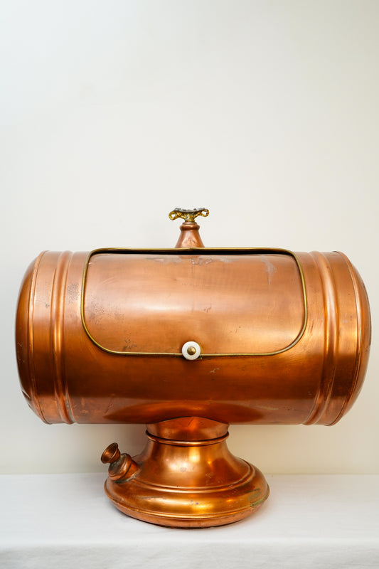 Antique Copper Planter / Ice Bucket or Firewood Holder