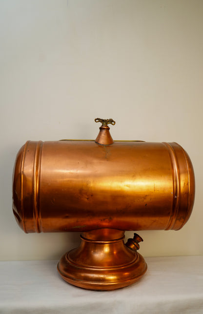 Antique Copper Planter / Ice Bucket or Firewood Holder