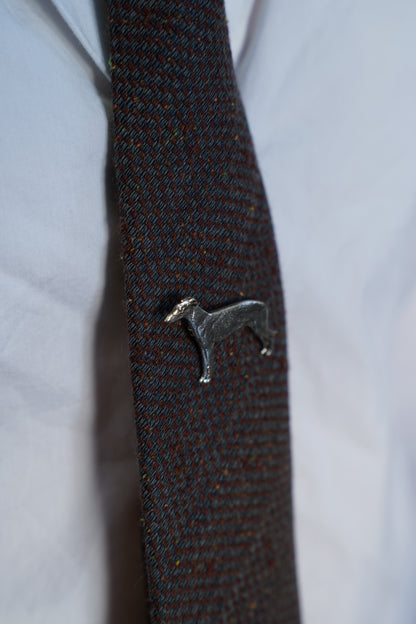 *RESERVED* Antique English Silver Greyhound Brooch
