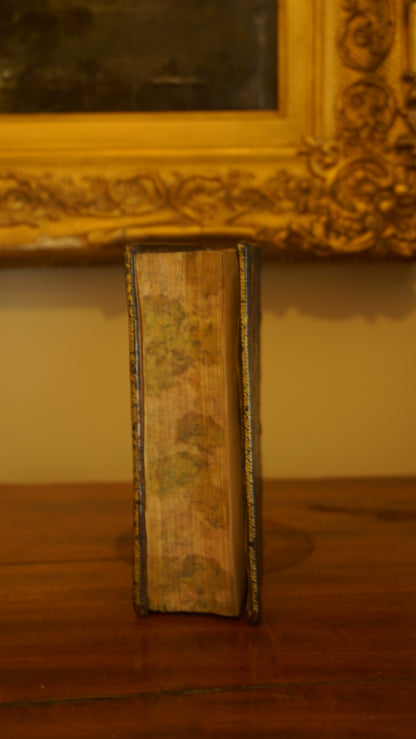 1661 "The Comedies of Terence (Terentii Comaediae Sex)" Mini Brown Full Leather Book