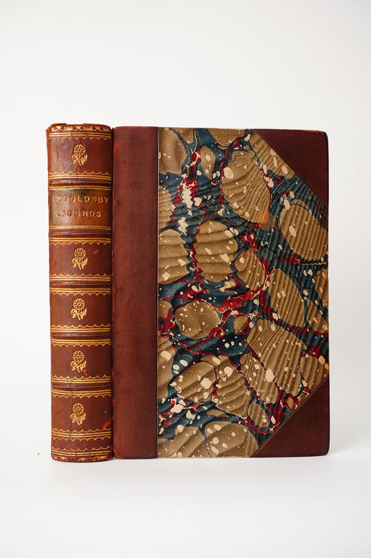 1900 Ingoldsby Legends Illustrated Half Leather Folklore Book