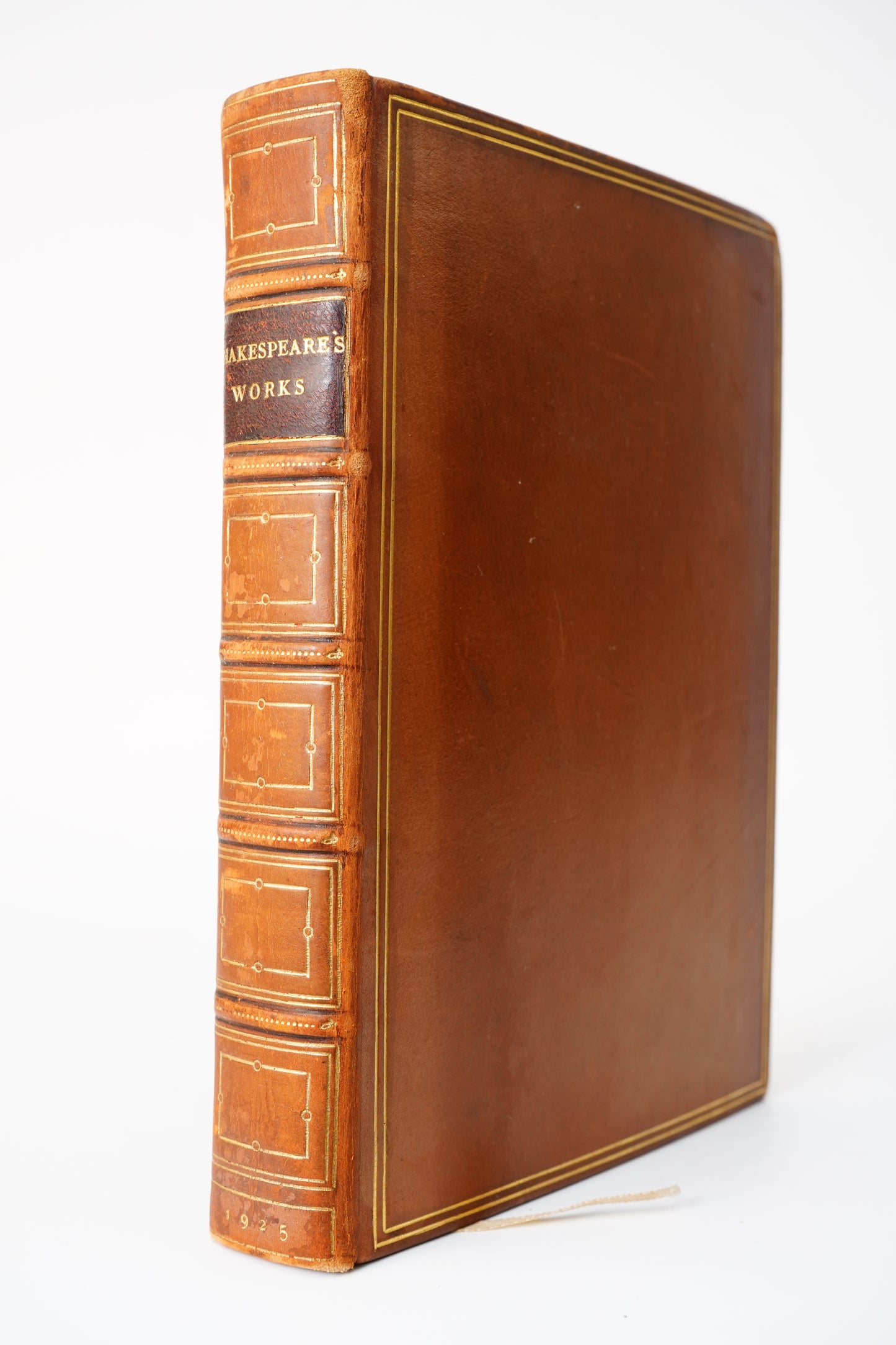 1925 Shakespeare Complete Works Oxford Full Leather