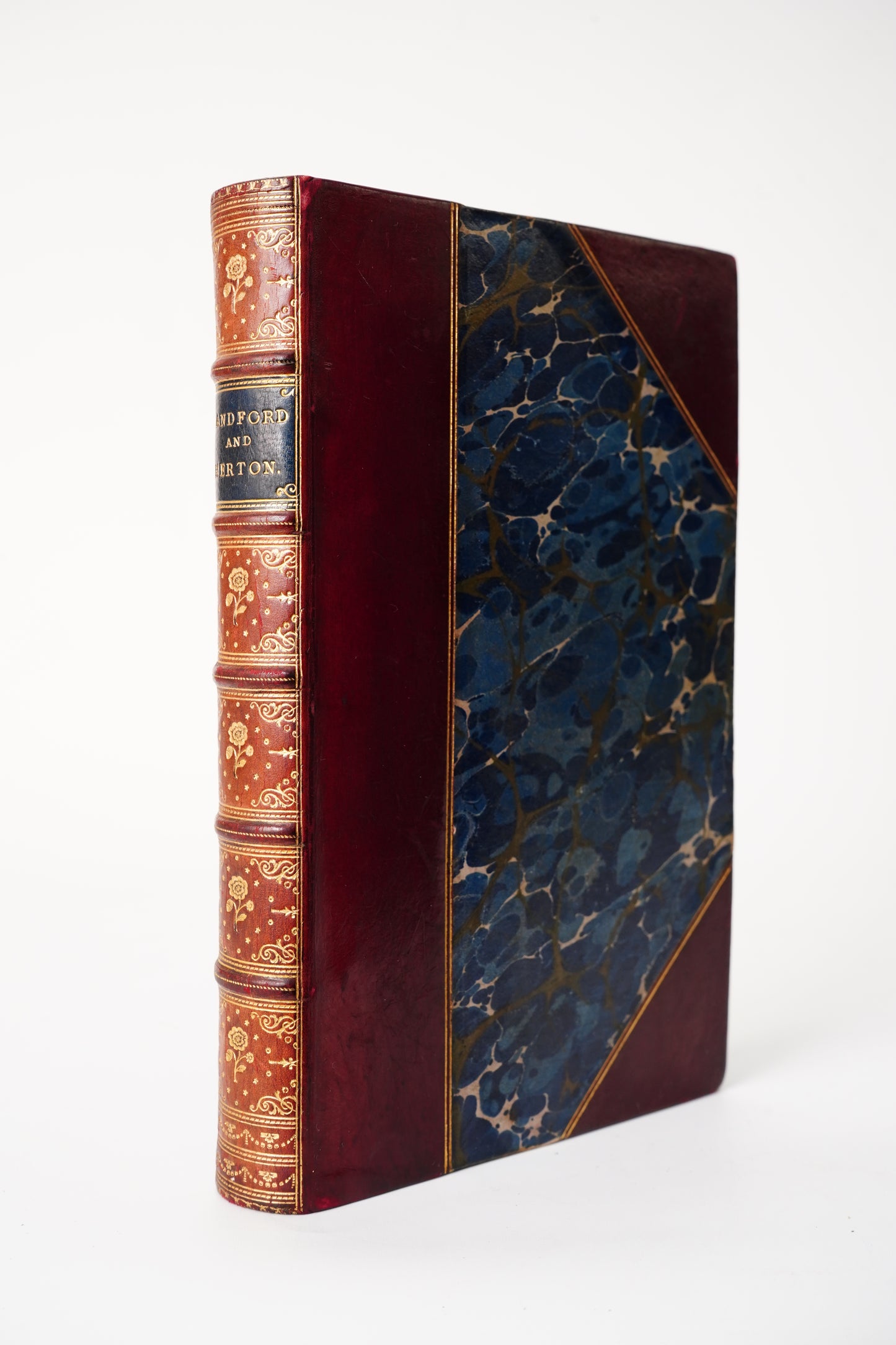 Victorian Sandford and Merton Thomas Day Leather History Book