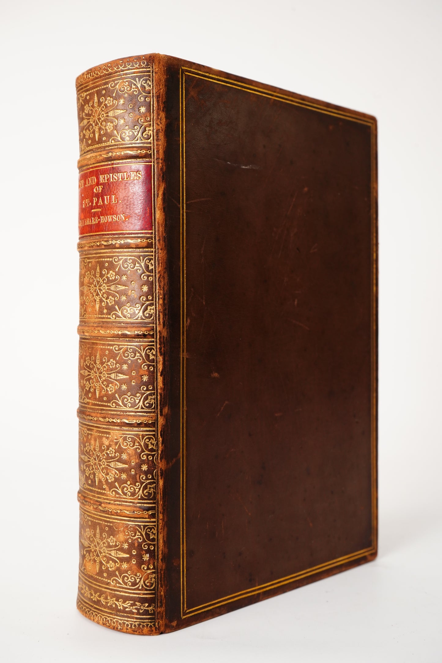 1883 St. Paul Biography Theology Full Leather Prize Binding