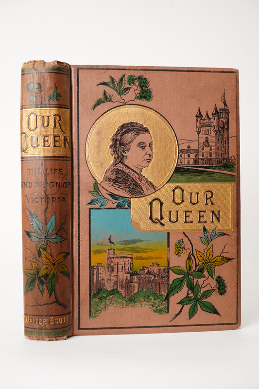1887 Queen Victoria Biography Cloth Book