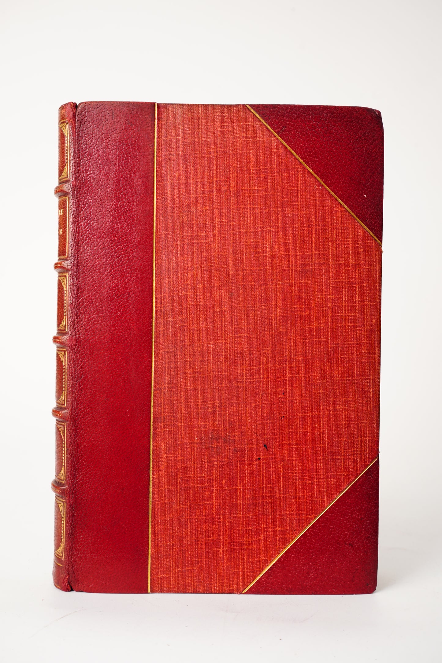 1908 Oxford Book of French Verse Fine Leather Poetry
