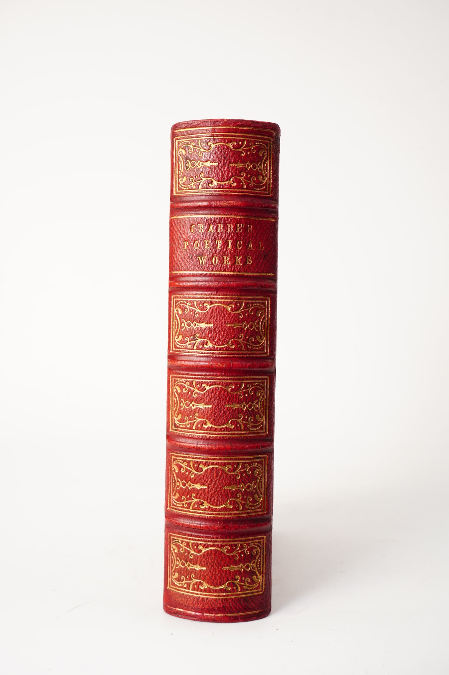 1858 George Crabbe Poetical Works Prize Binding